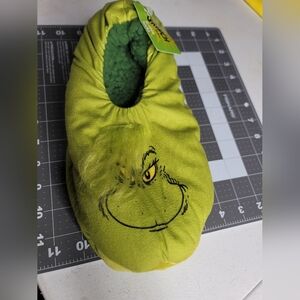 New Dr Seuss Mens The Grinch Christmas Slipper Socks ONE SIZE FITS ALL G8